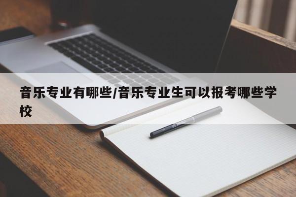音乐专业有哪些/音乐专业生可以报考哪些学校